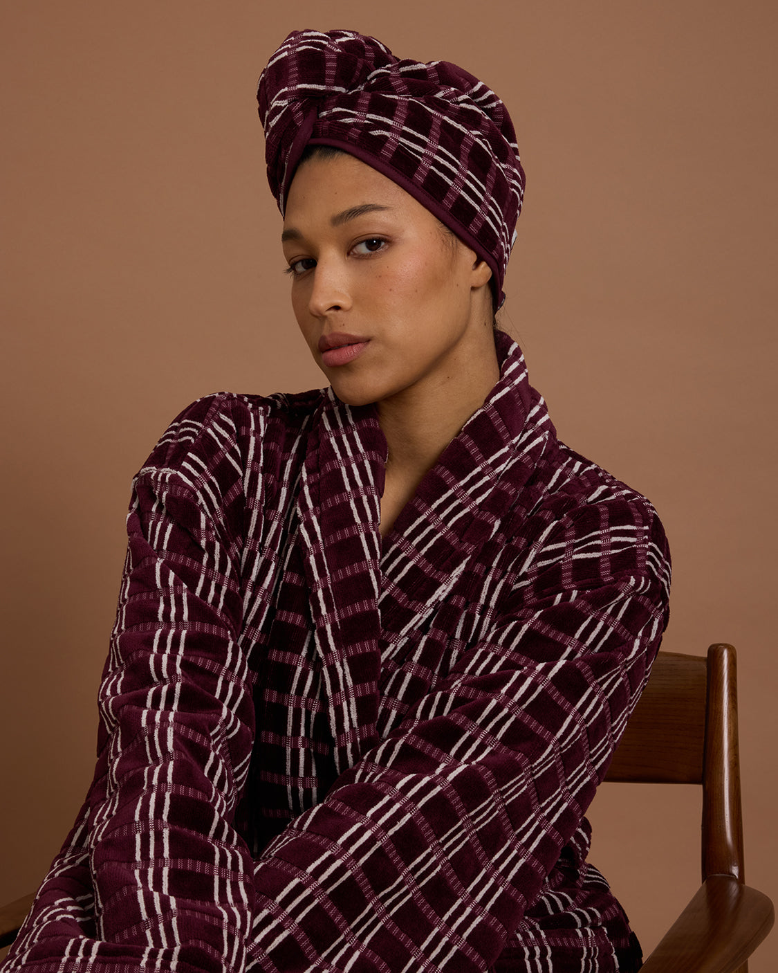 Hair Wrap - Blackberry