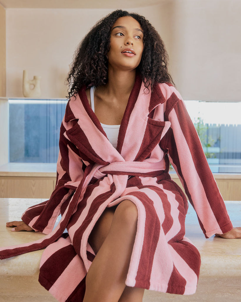 Robe - Rocky Road Stripes