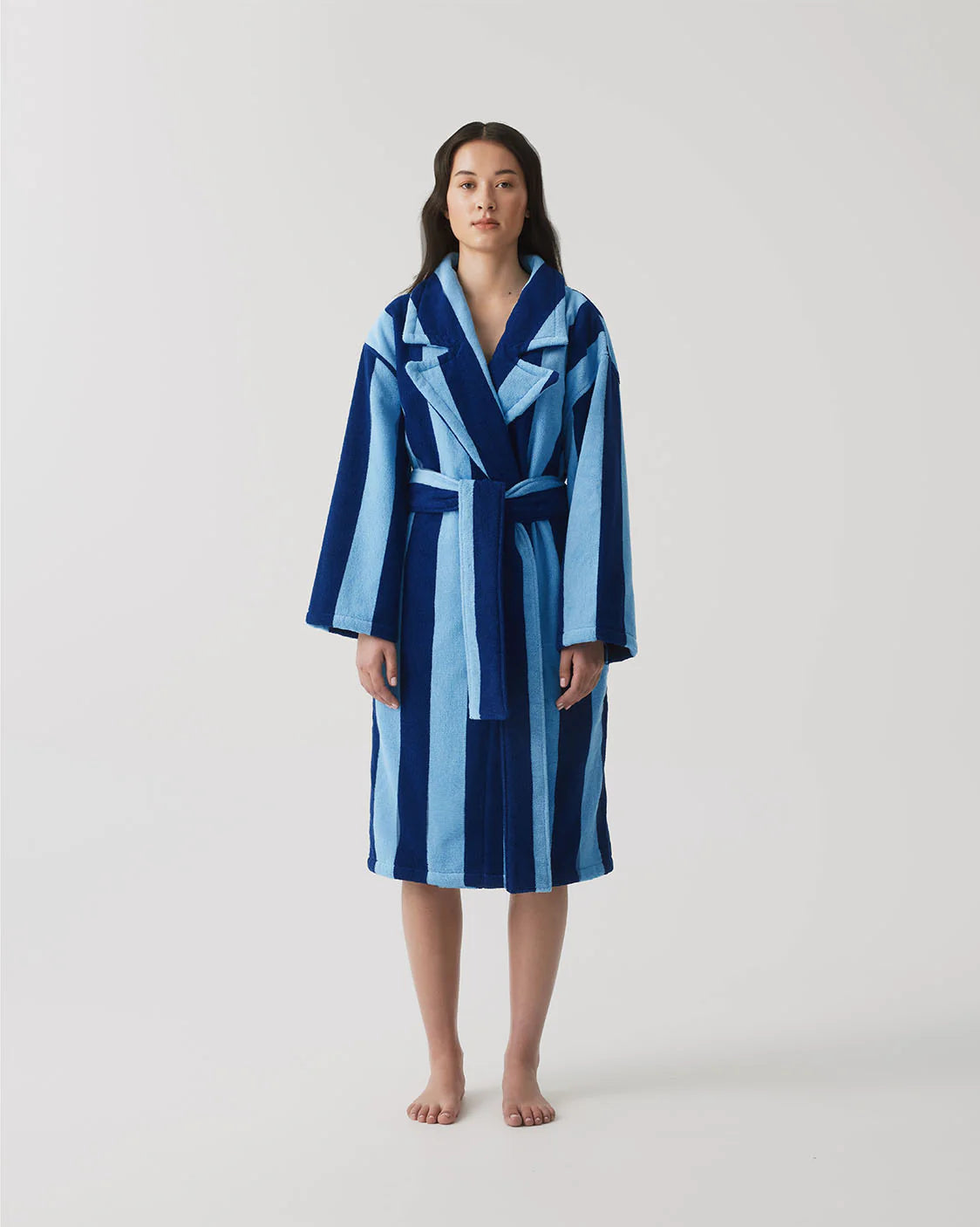 Robe - Blueberry Stripes
