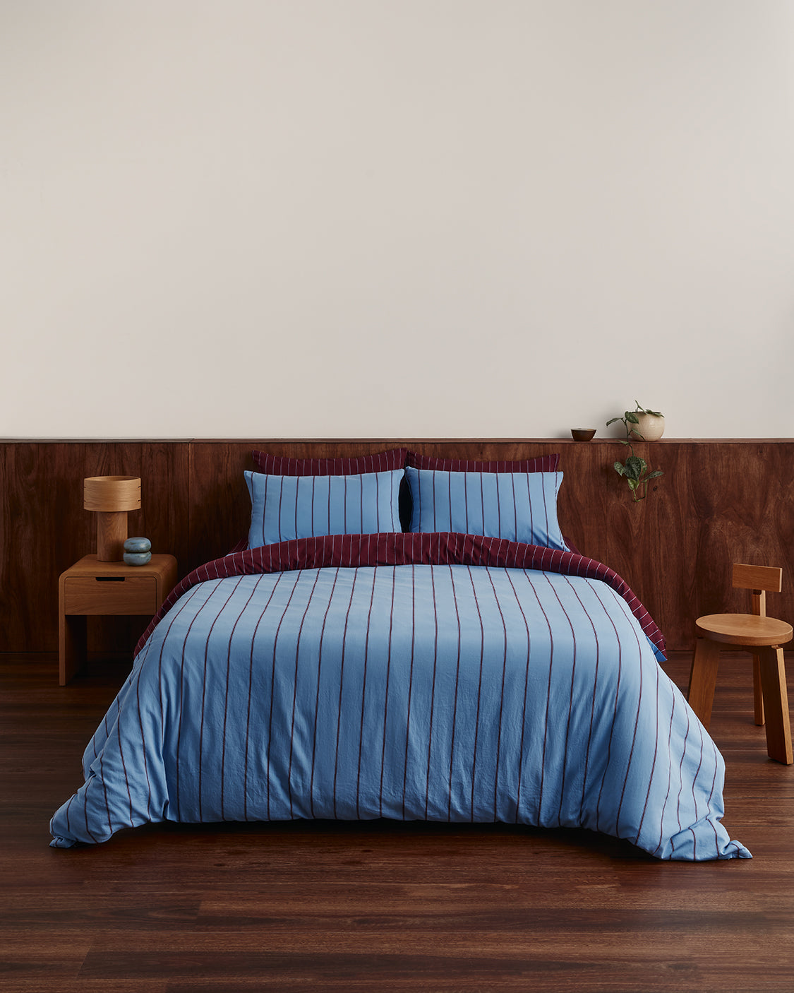 Quilt Cover - Oxford / Plum