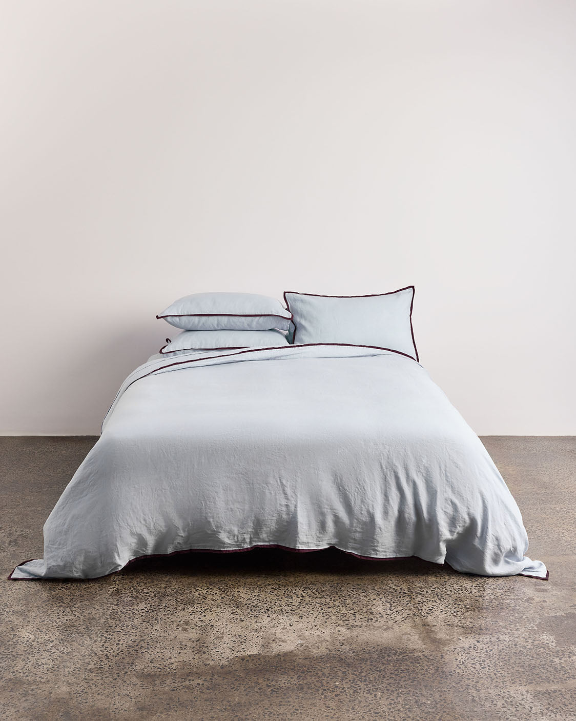 Linen Quilt Cover - Breeze