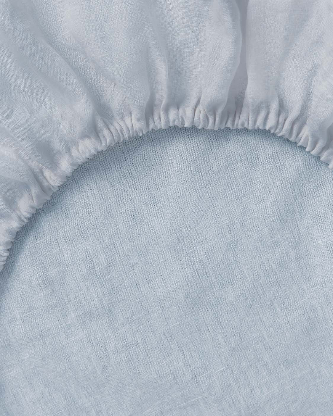 Linen Fitted Sheet - Breeze