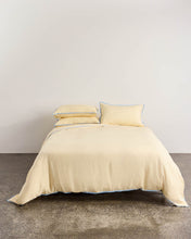 Linen Quilt Cover - Butter