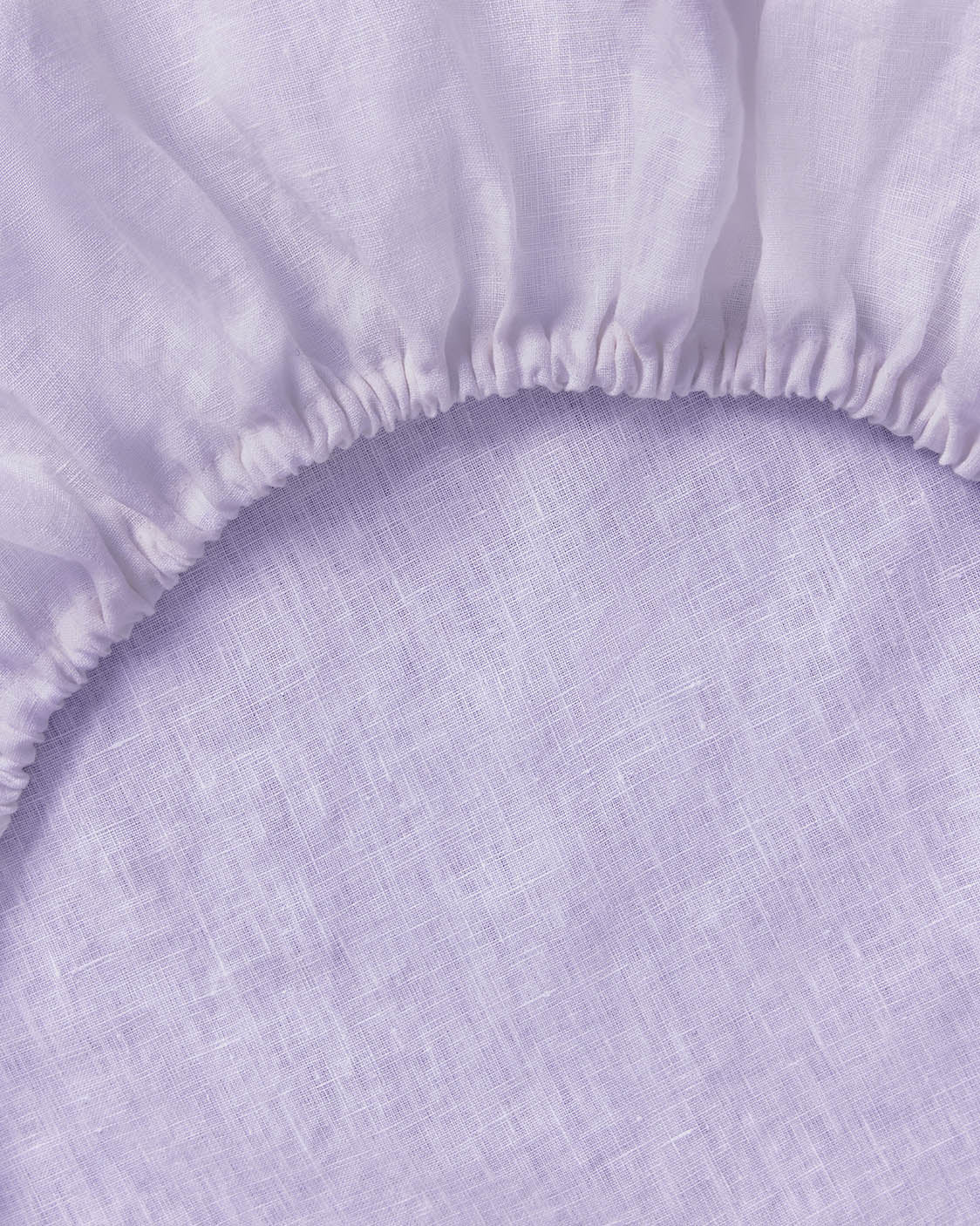 Linen Fitted Sheet - Wisteria