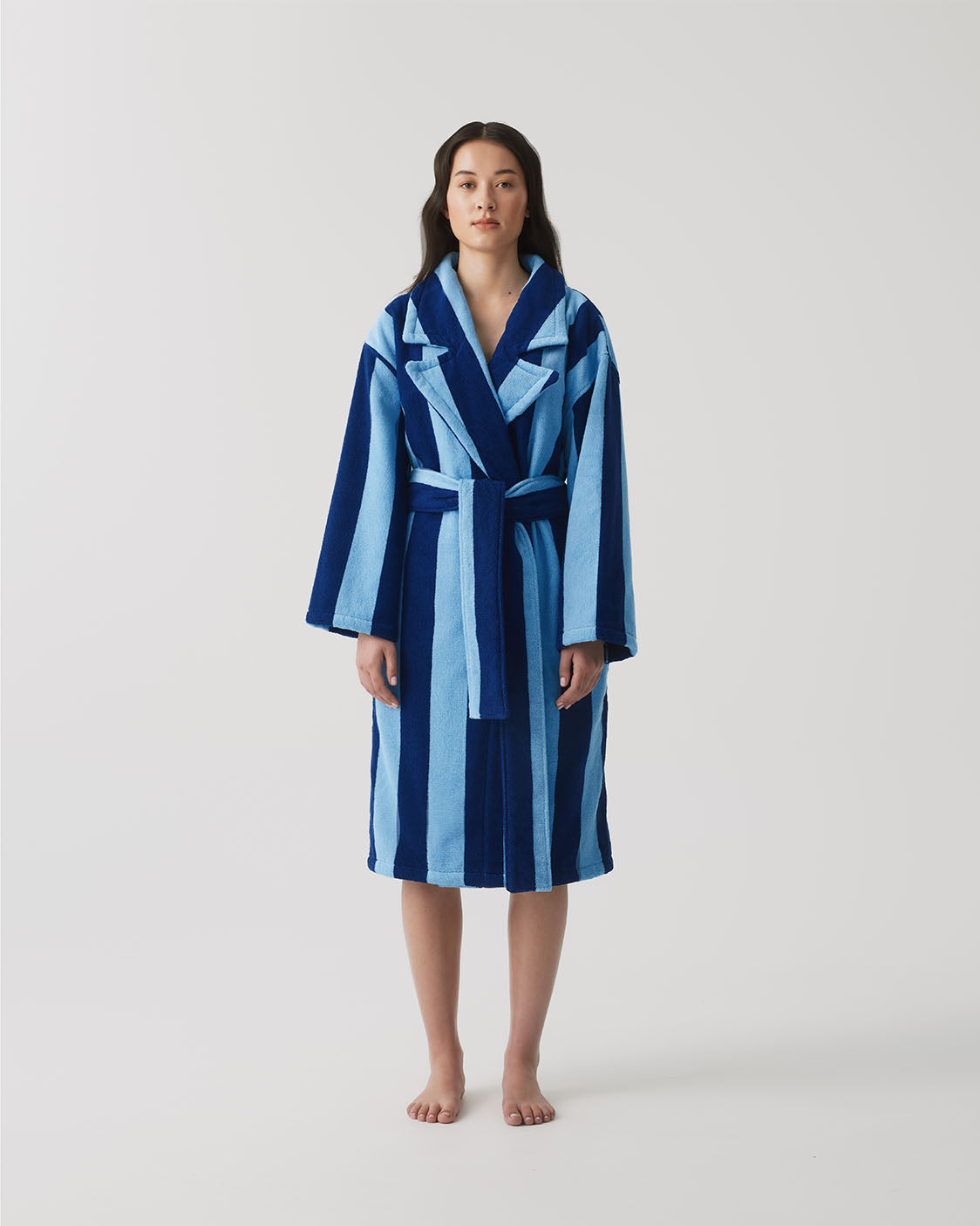 Robe - Blueberry Stripes