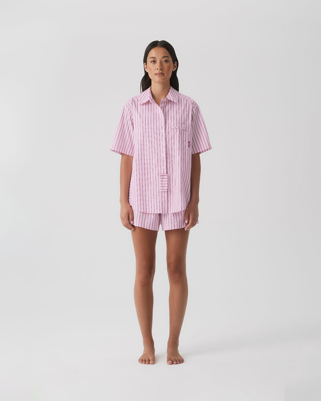 Short Sleeve Sleep Shirt - Poppy