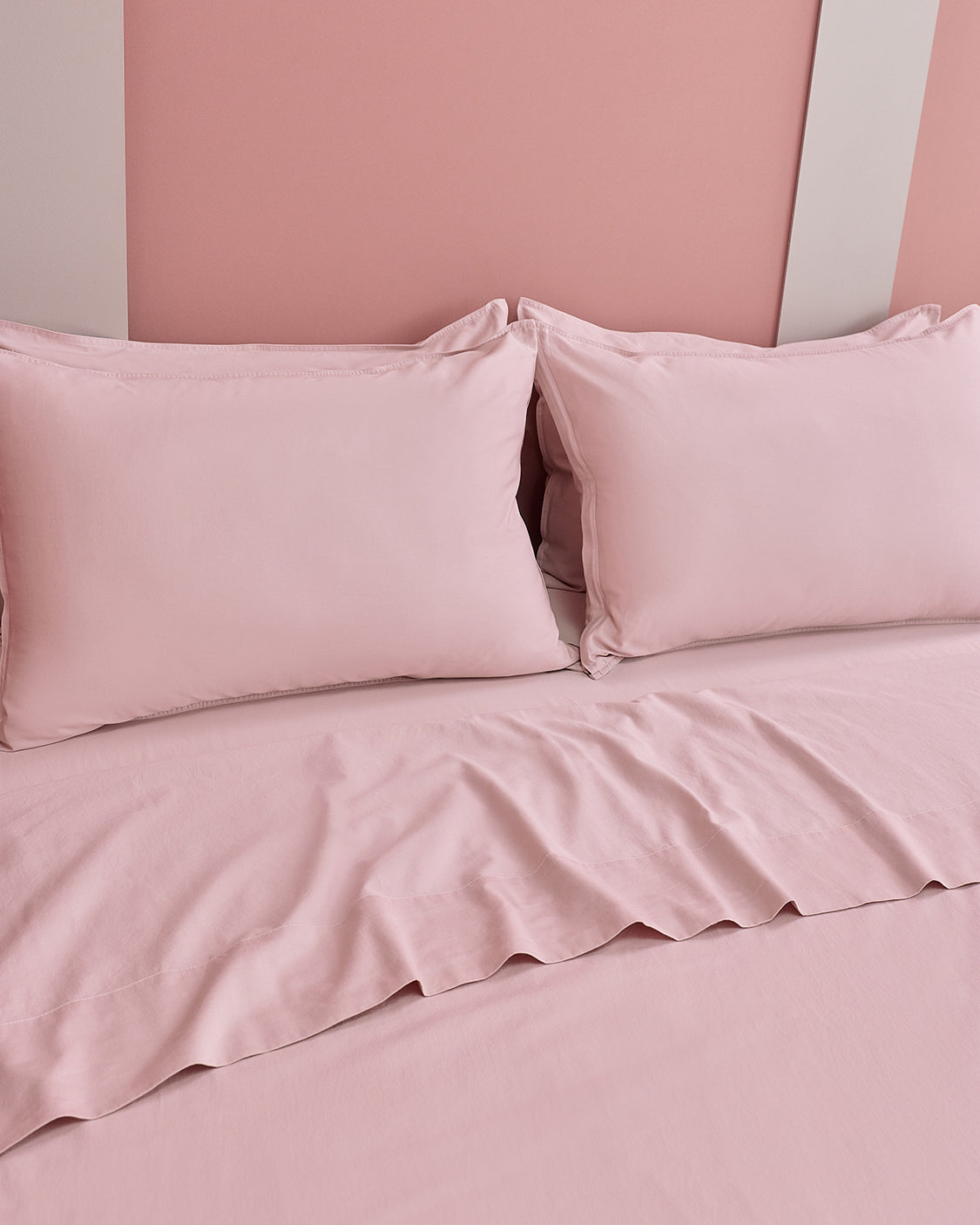 Flat Sheet - Pink Salt