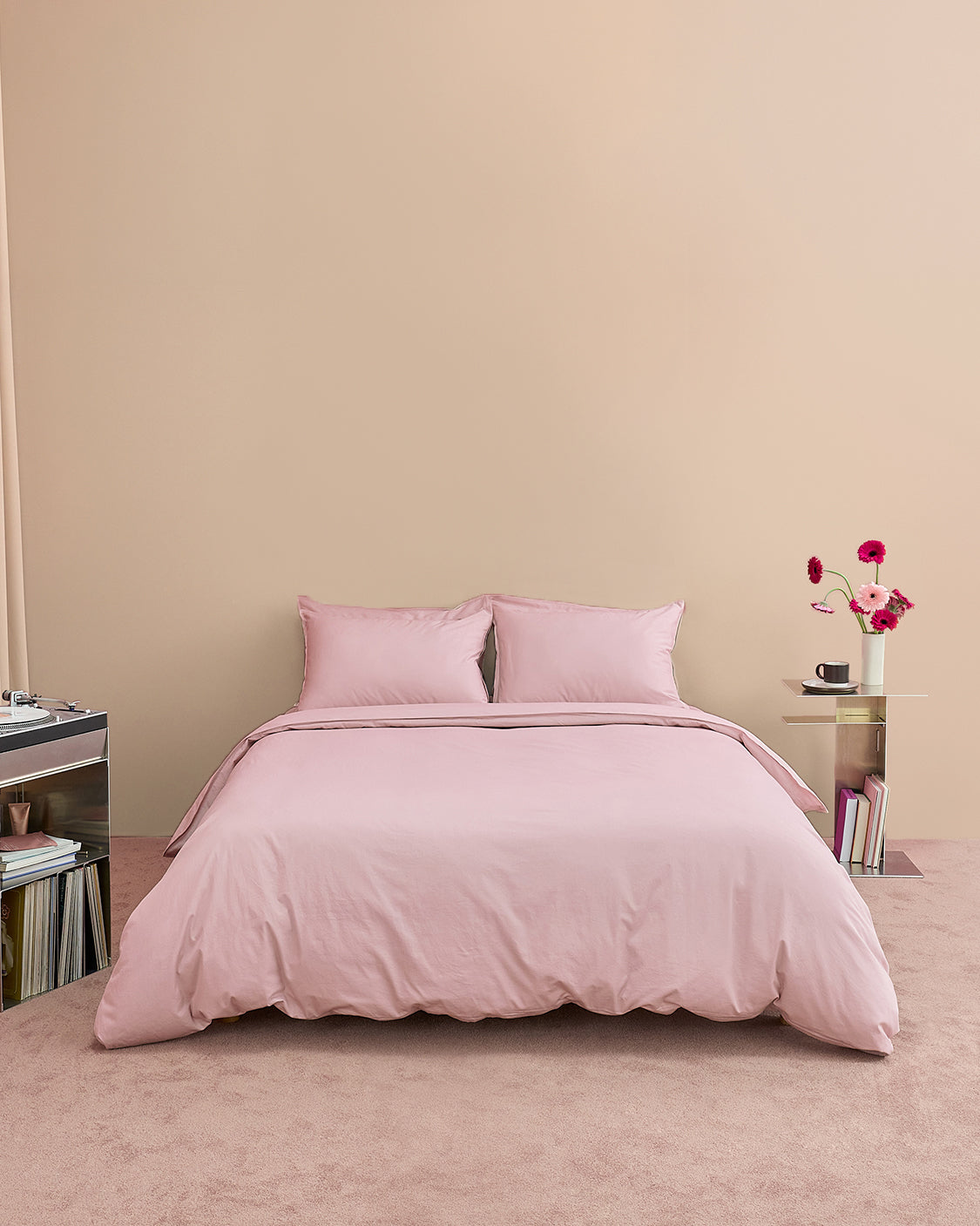 Quilt Cover - Pink Salt