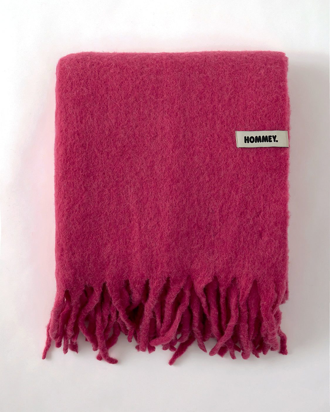 Merino Alpaca Throw - Bubblegum