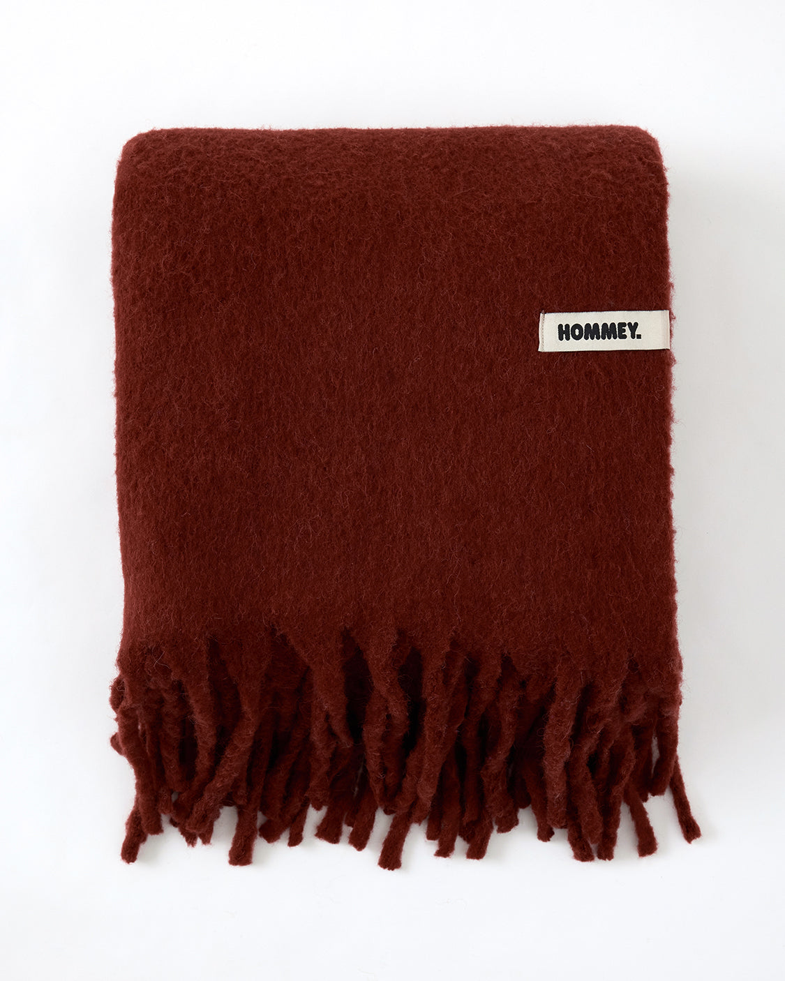 Merino Alpaca Throw - Merlot