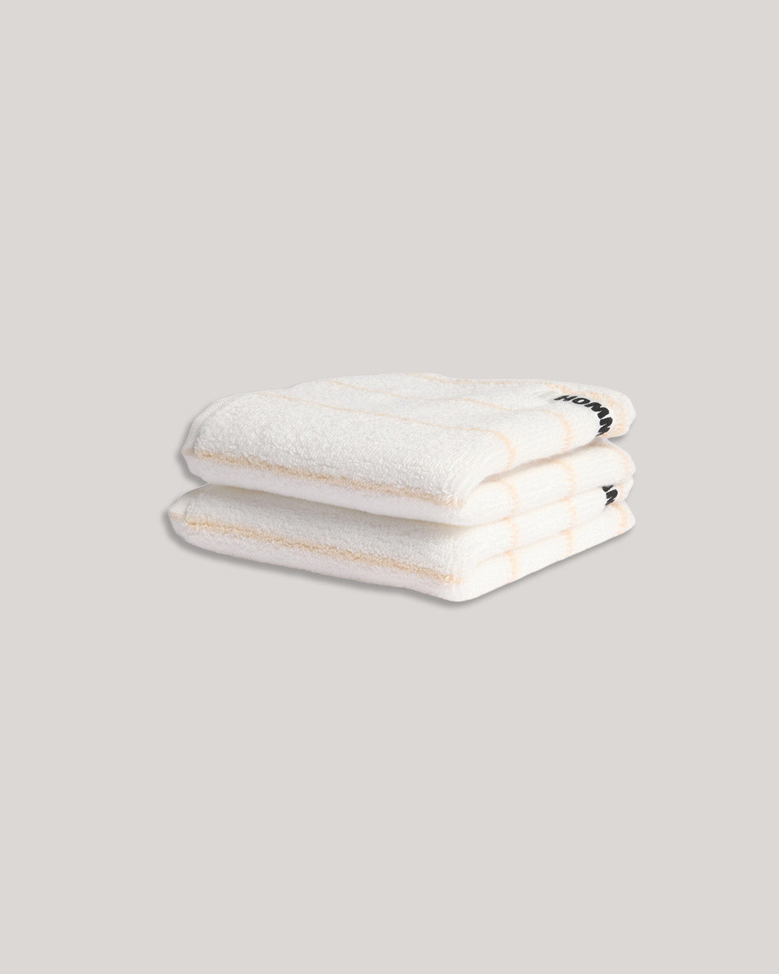 2 Pack Face Washer - Biscuit
