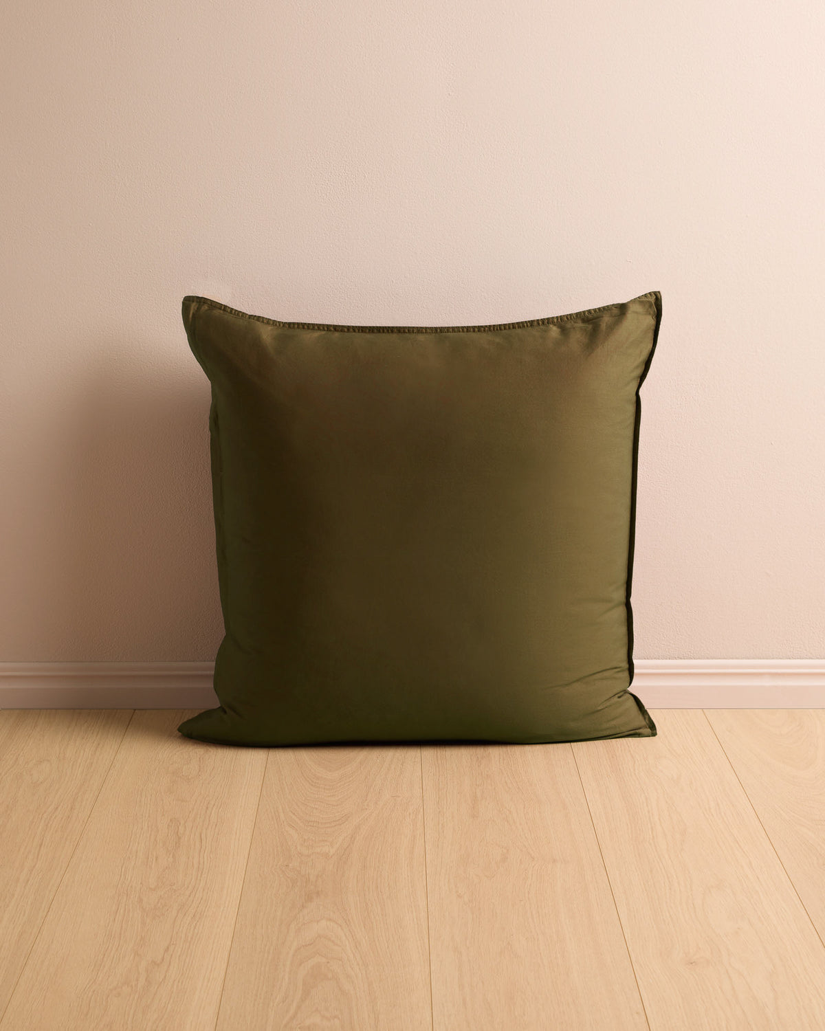 European Pillowcase - Green Olive