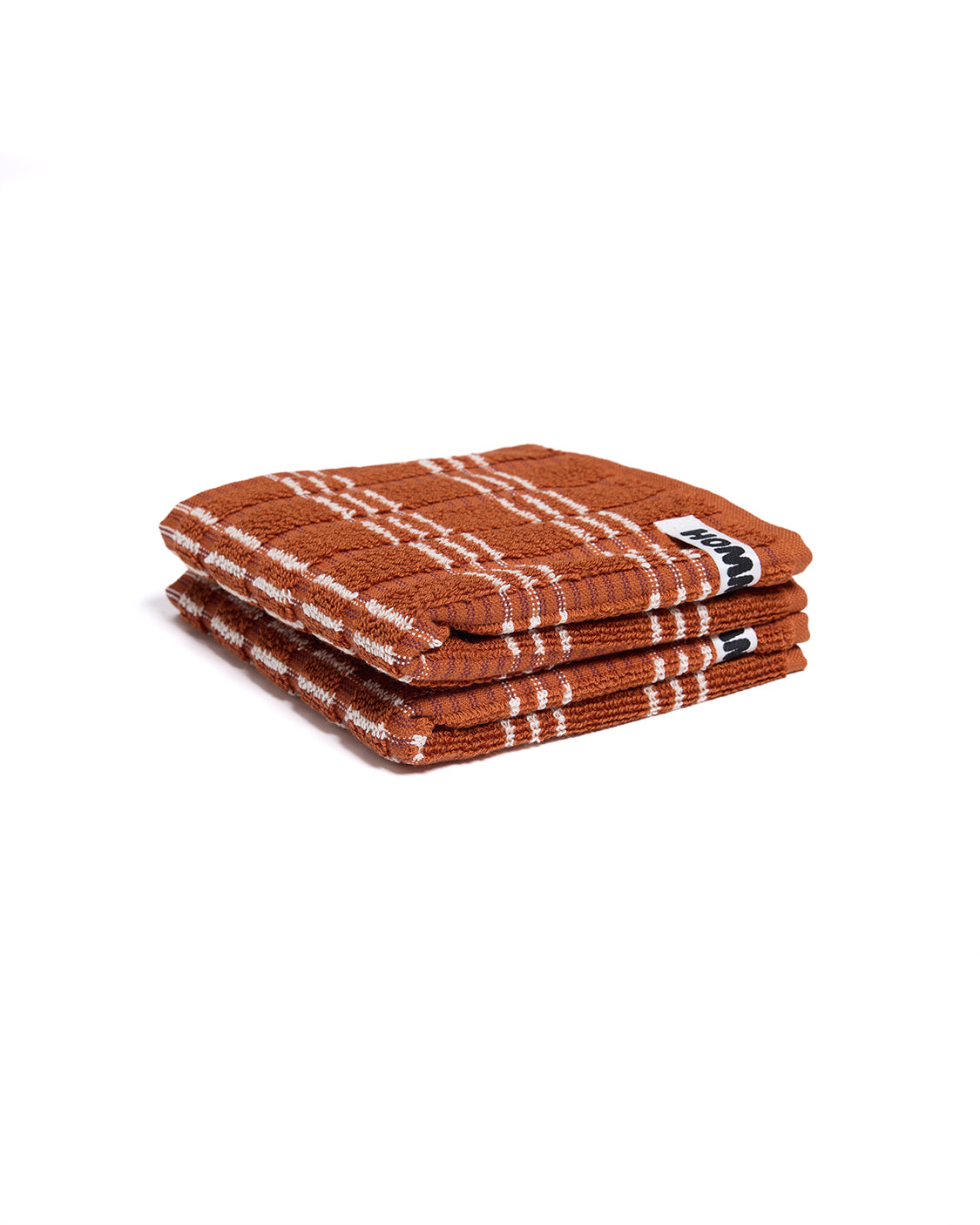 2 Pack Face Washer - Terracotta
