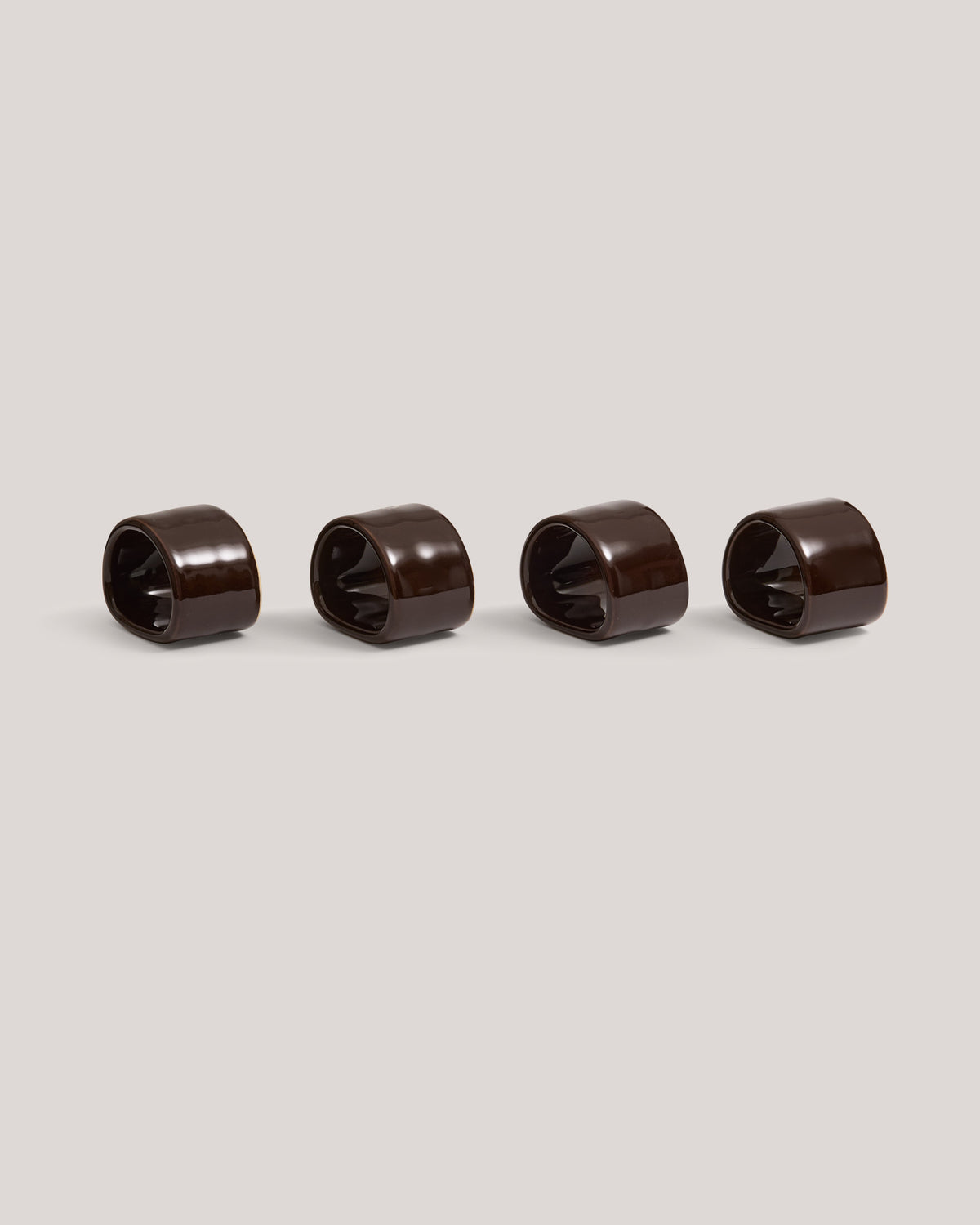 Napkin Ring - 4 Pack - Espresso