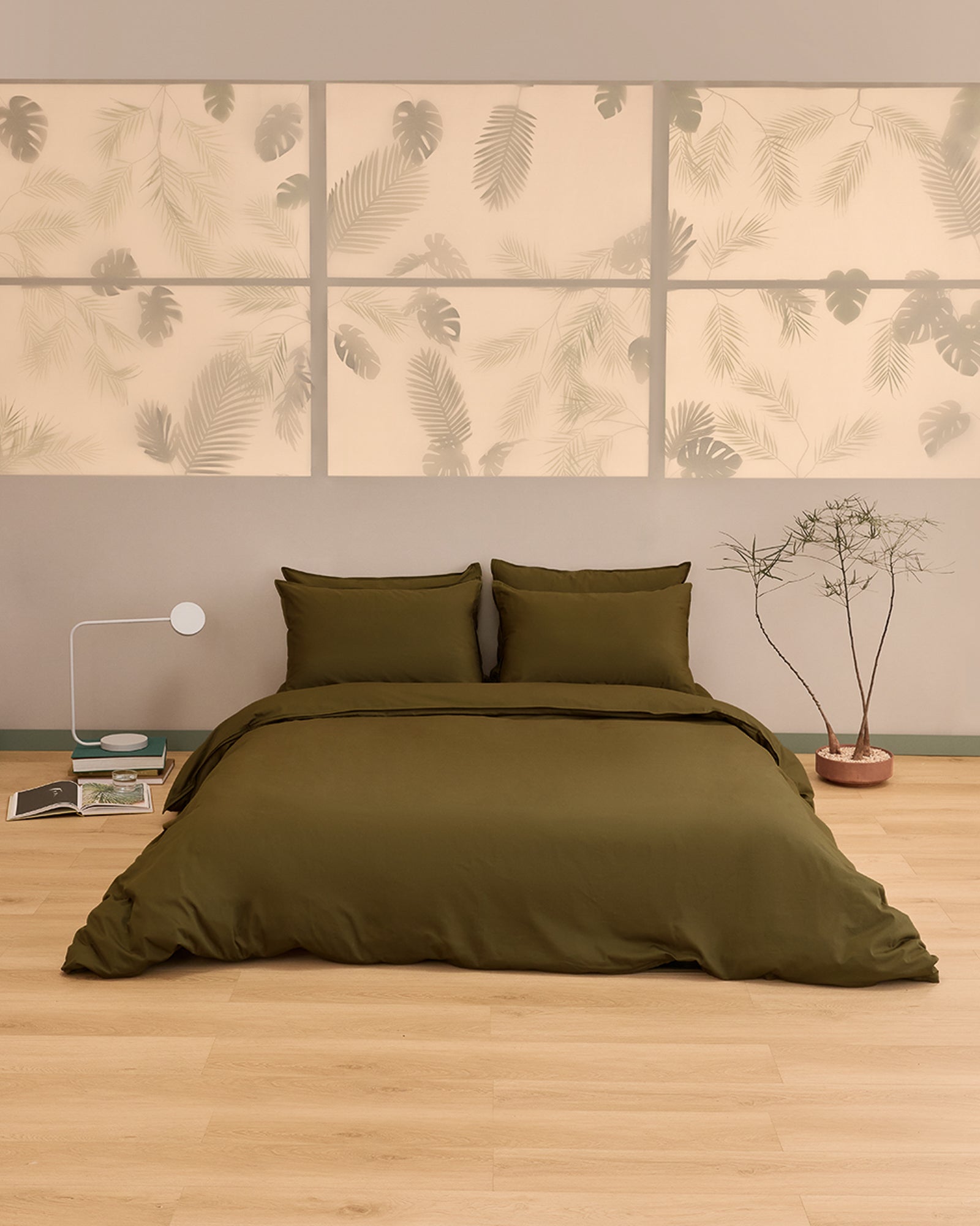 Quilt Cover - Green Olive