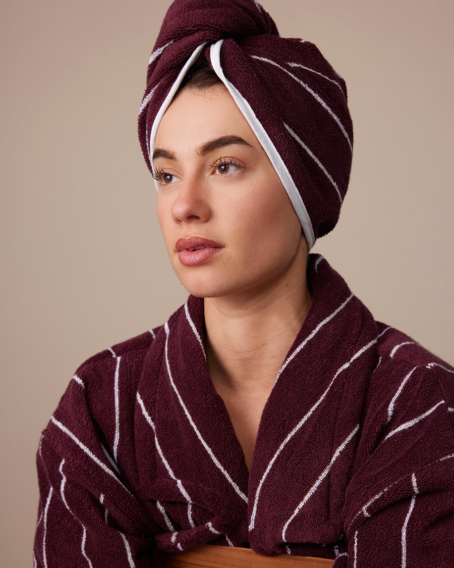Hair Wrap - Merlot