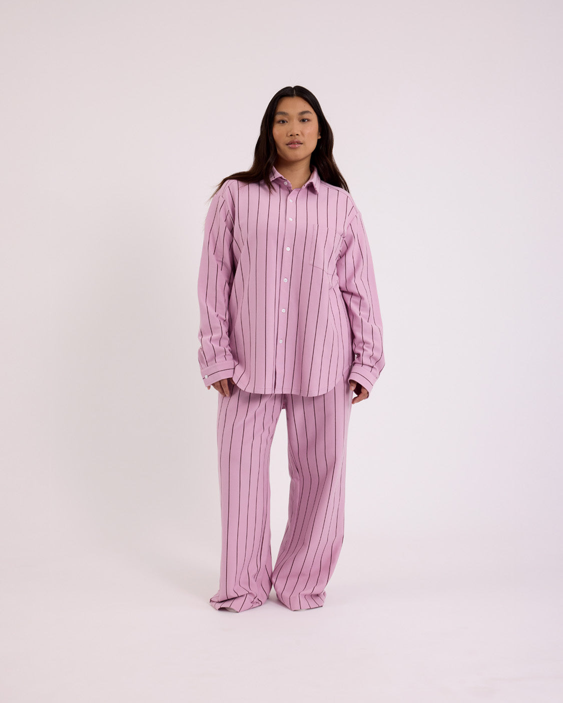 Sleep Shirt & Pant Set - Aster