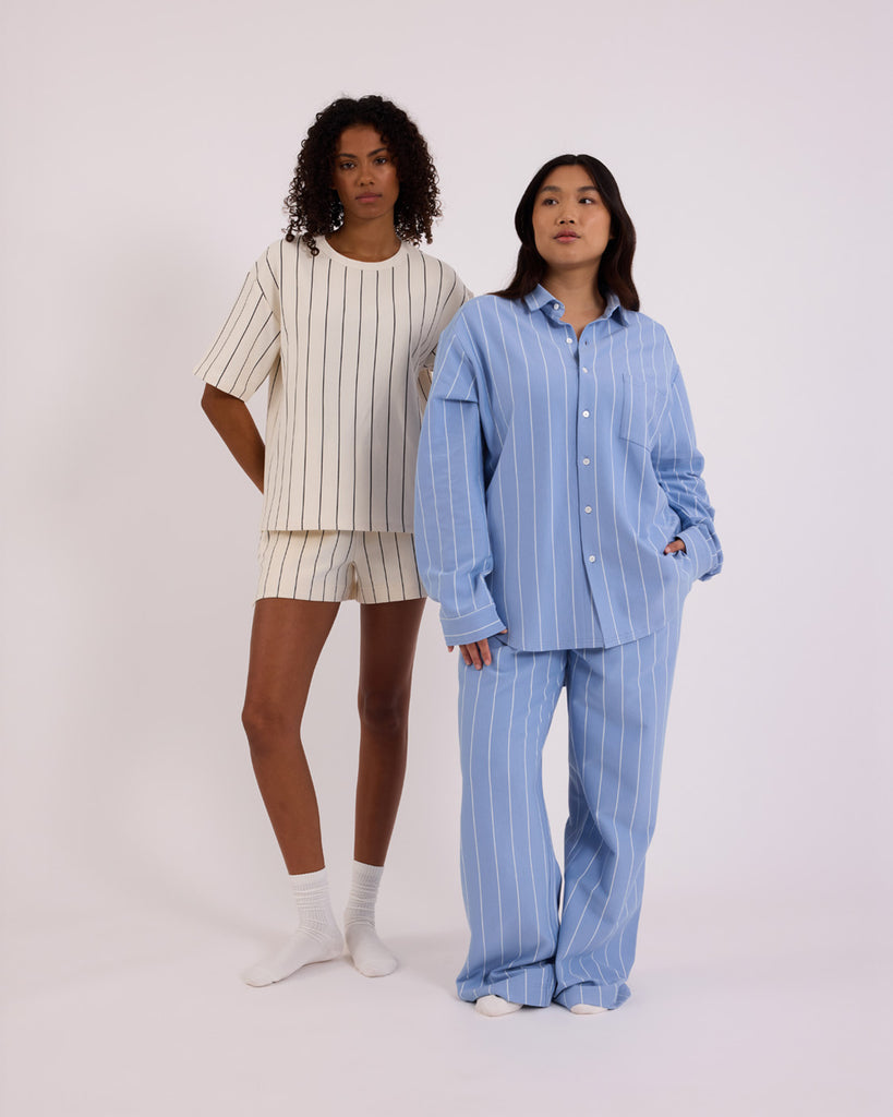 Sleep T-Shirt & Short Set - Snow