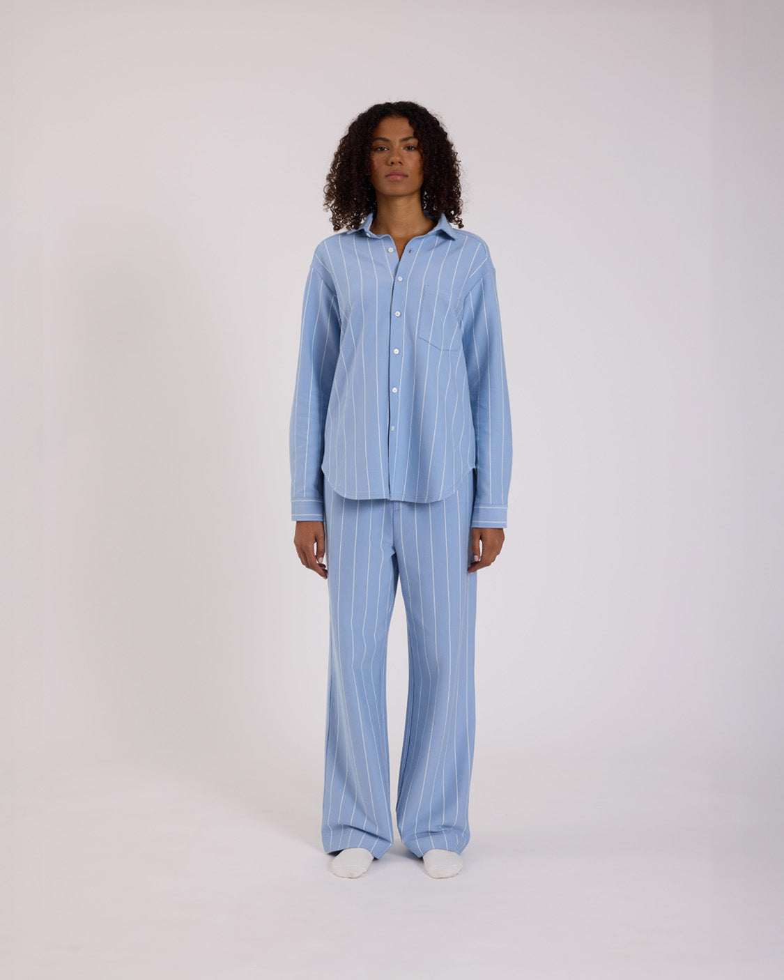 Sleep Shirt & Pant Set - Capri