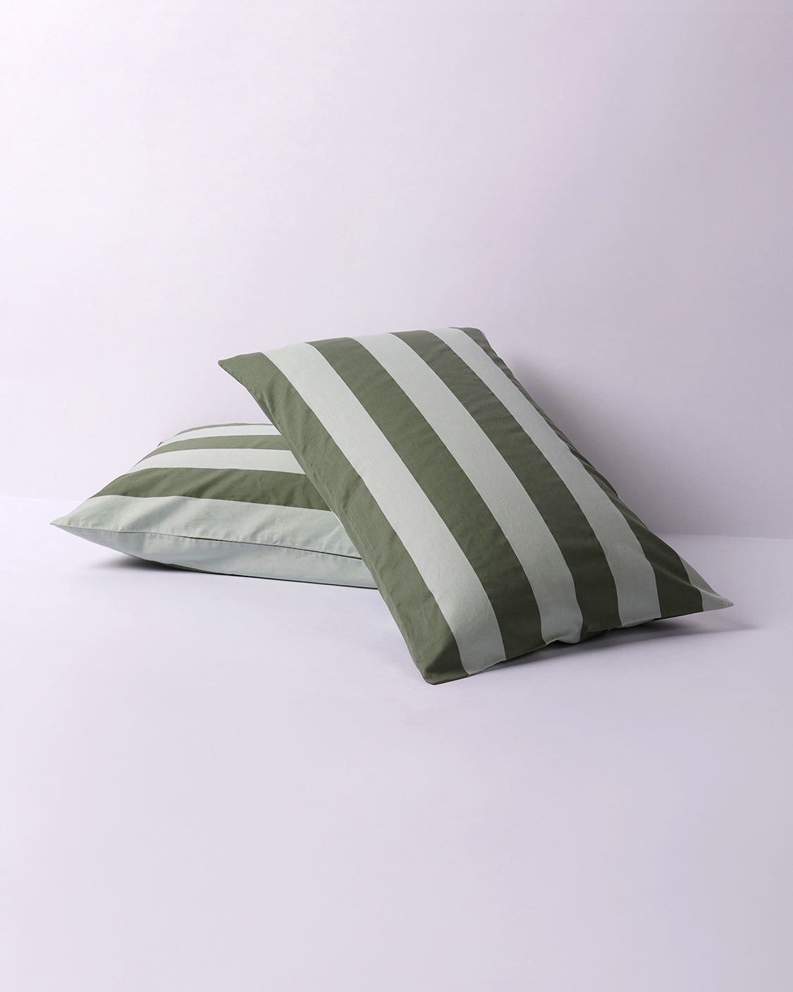 Pillowcase Pair - Wasabi Stripes