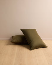 Pillowcase Pair - Green Olive
