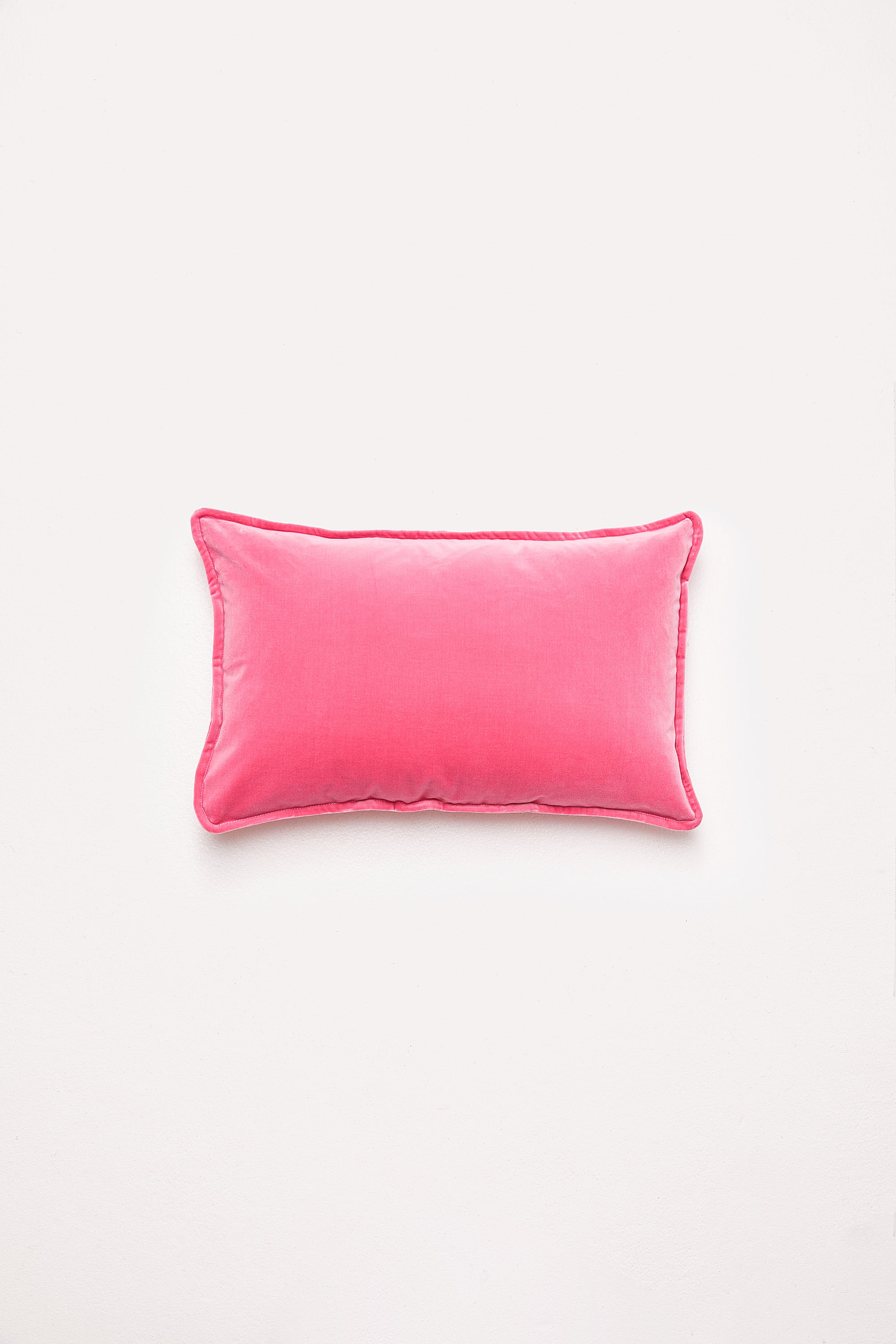 Lumbar Velvet - Bubblegum Cushion